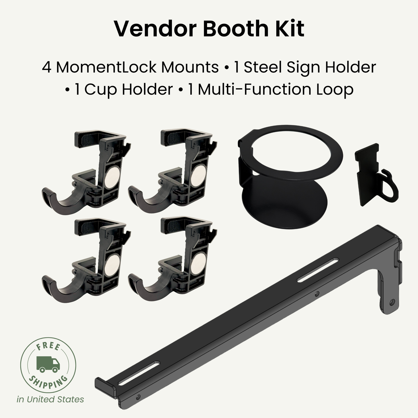 MomentLock™ Vendor Sign & Canopy Outfitting Kits