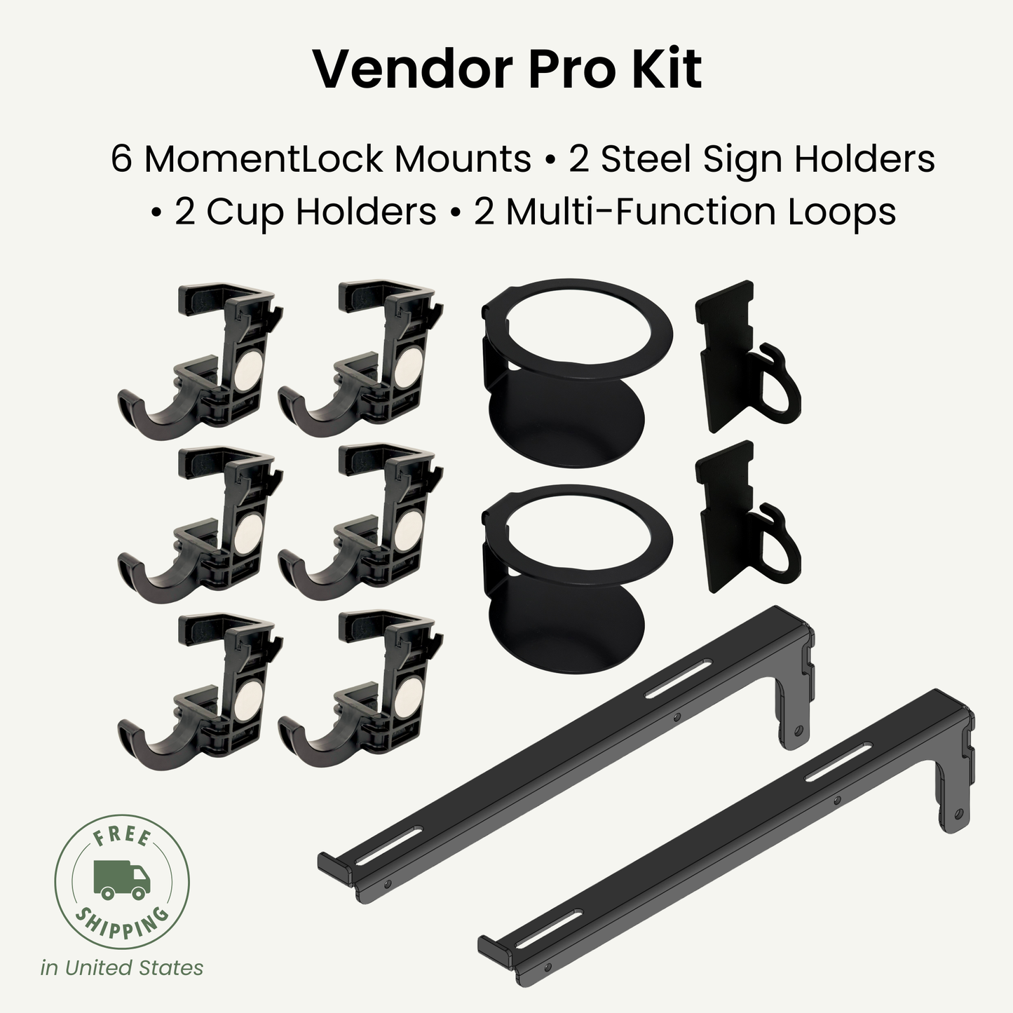 MomentLock™ Vendor Sign & Canopy Outfitting Kits