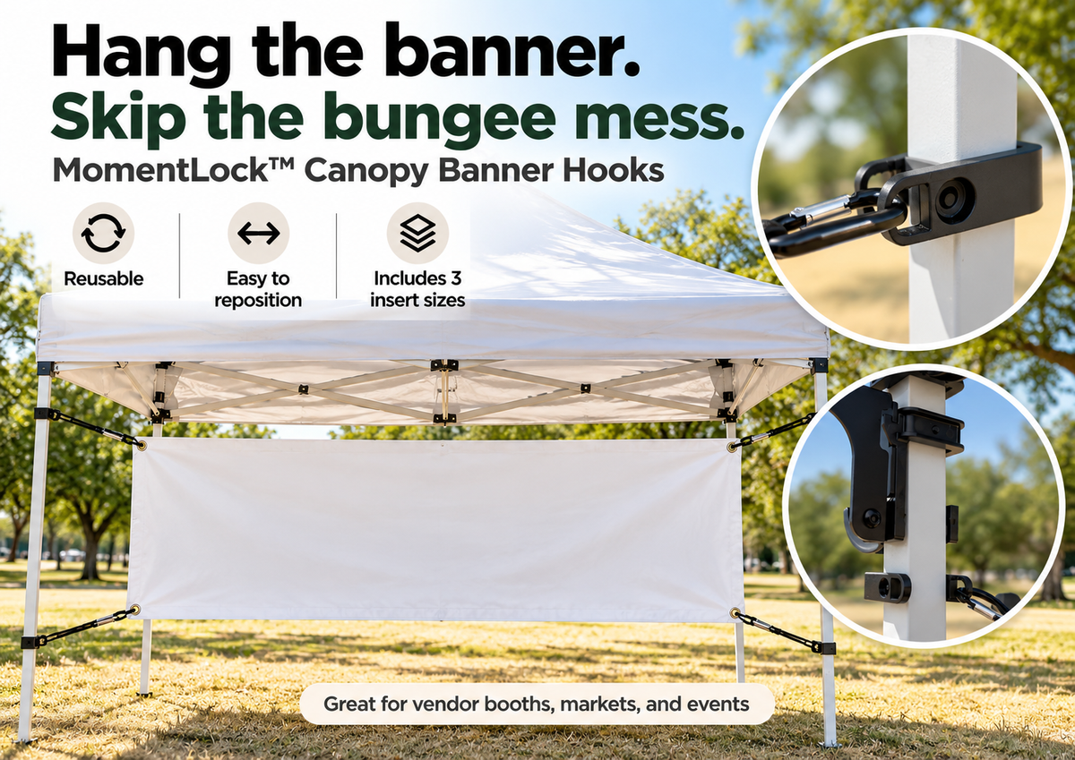 MomentLock™ Canopy Banner Hooks